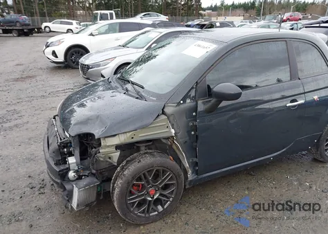 2017 Fiat 500 Abarth from USA, damaged, VIN 3C3CFFFH8HT698078